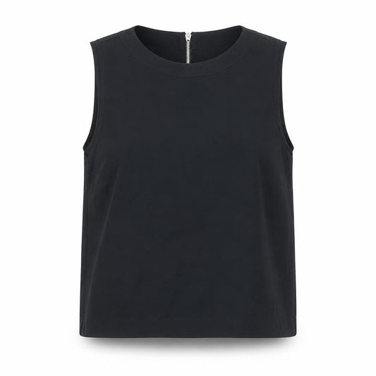 River Island Women’s Black Colourblock Sleeveless Blouse Size 8