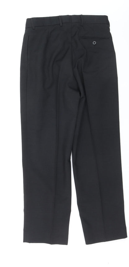 Cedarwood State Womens Black Straight Leg Trousers Size L