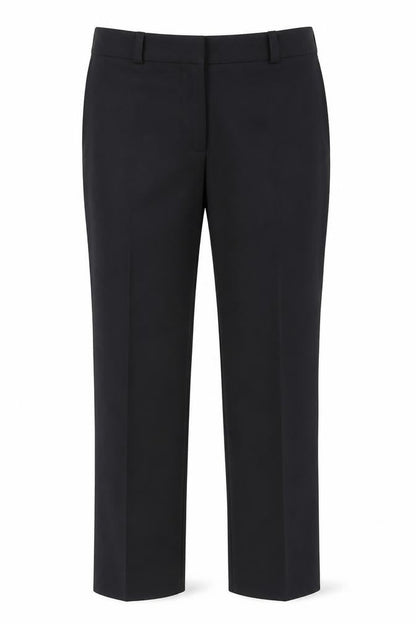 Wood State Women's Black Pleated Work Trousers Size L 32W 29L