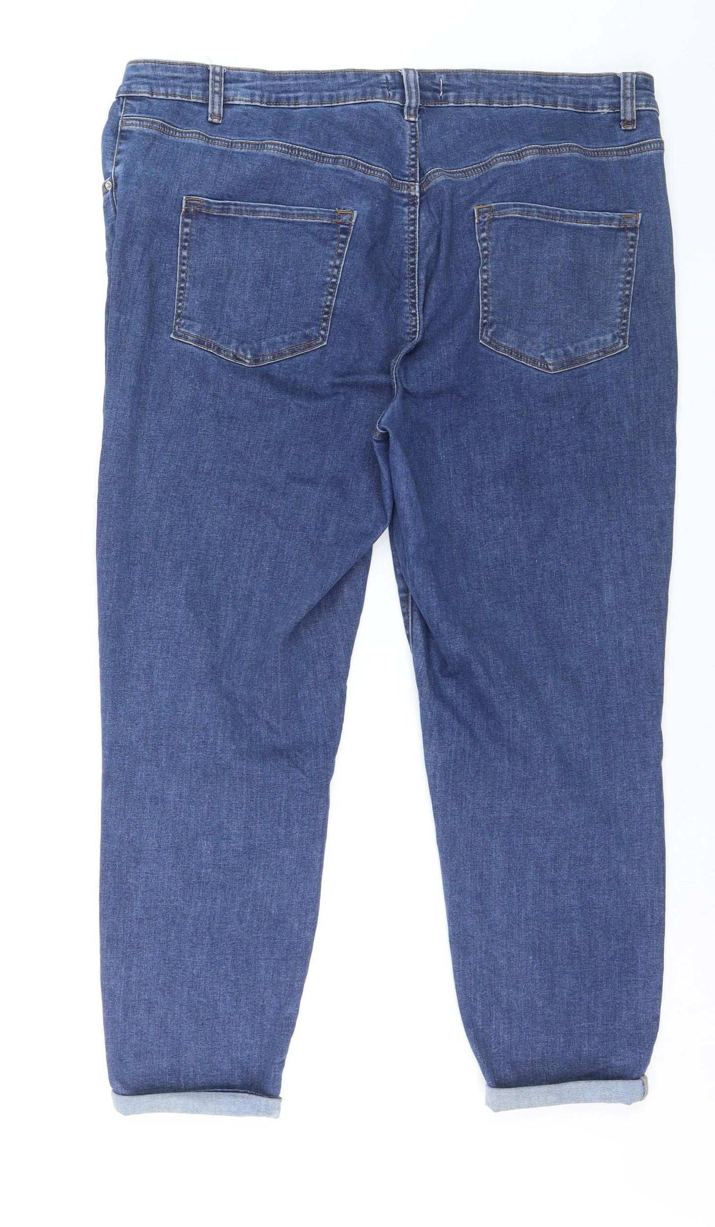 Primark Women’s Blue Size 20 Boyfriend Relaxed Denim Jeans