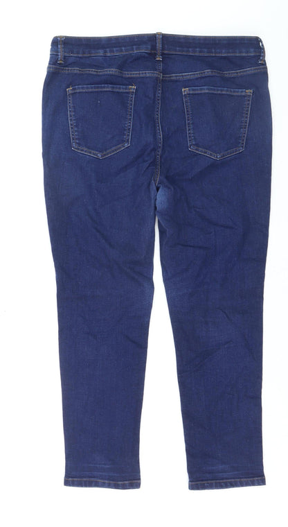 Marks and Spencer Women’s Blue Slim Jeans Size 18 Short Denim