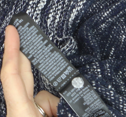 Marks and Spencer Women Blue Roll Neck Knit Jumper Size 18