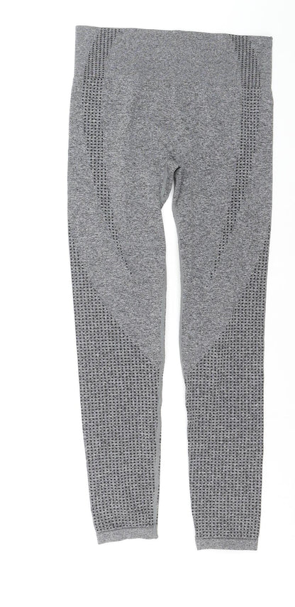 Dunnes Stores Womens Grey Seamless Performance Leggings M