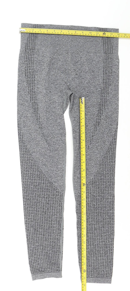 Dunnes Stores Womens Grey Seamless Performance Leggings M
