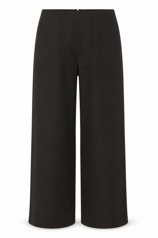 MNG Women's Black Tailored Stretch Trousers Size 12 Regular Fit