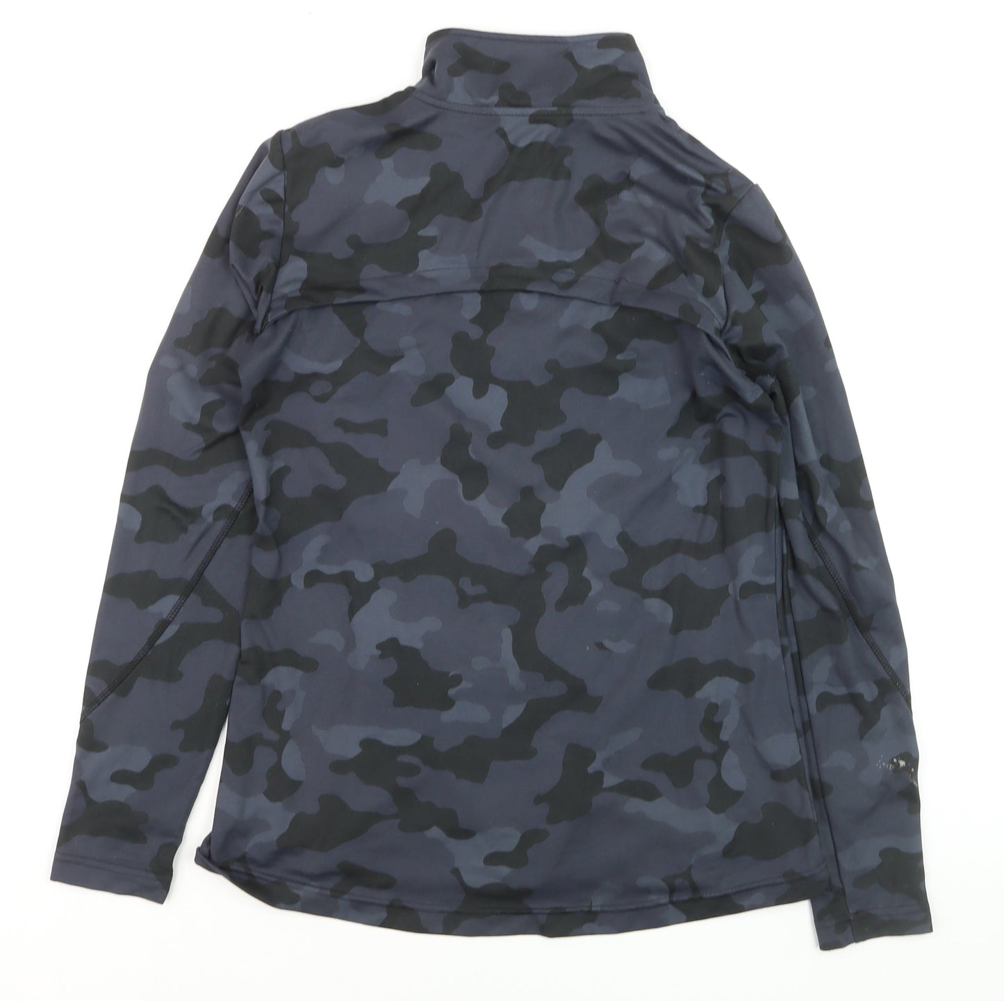 Dunnes Stores Women's Black Camo Full Zip Track Jacket Size 8