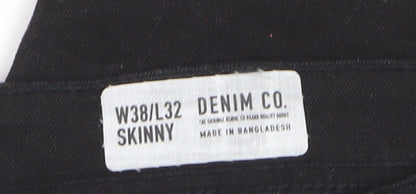 Denim Co. Women's Black Skinny Jeans Size 20 W38 L32 Stretch Fit