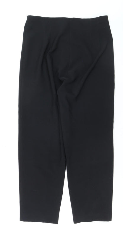 Savida Women’s Black Trousers Size 14 Polyester Blend Dress Pants