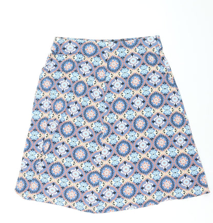 Marks and Spencer Women’s Multicoloured A-Line Jersey Skirt Size 14