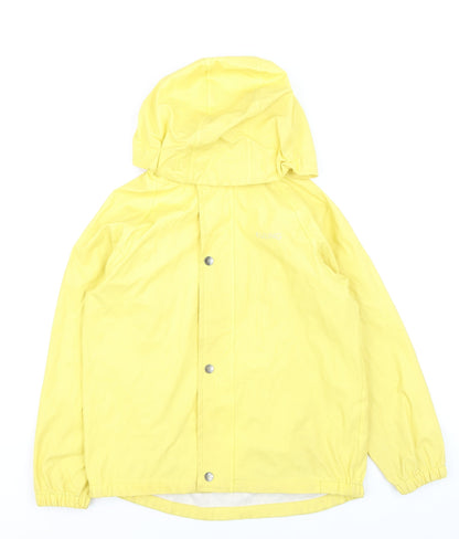 Kuling Boys Yellow Waterproof Hooded Rain Coat 9-10 Years