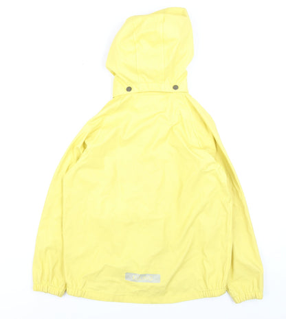 Kuling Boys Yellow Waterproof Hooded Rain Coat 9-10 Years