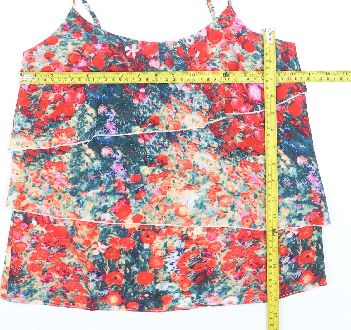 Oasis Womens Multicoloured Floral Camisole Top Size 10