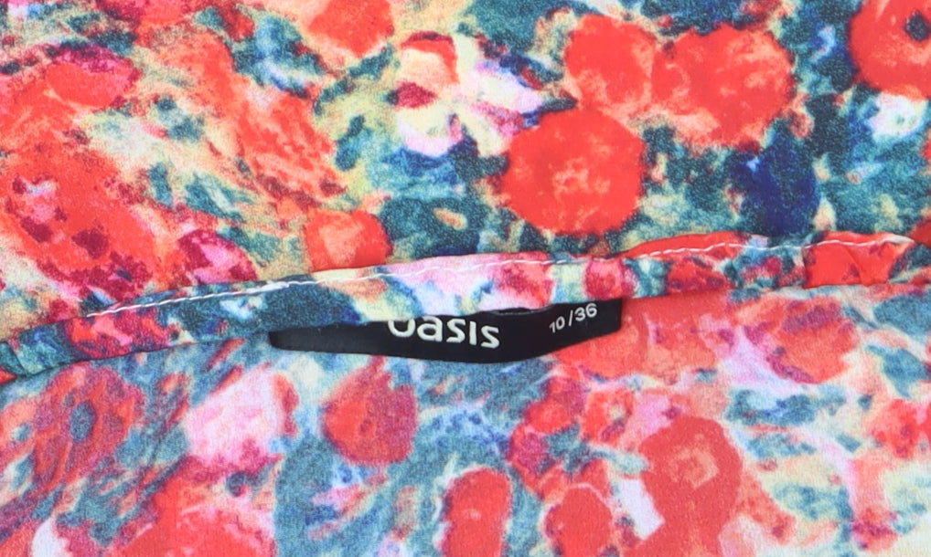 Oasis Womens Multicoloured Floral Camisole Top Size 10