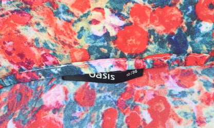Oasis Womens Multicoloured Floral Camisole Top Size 10