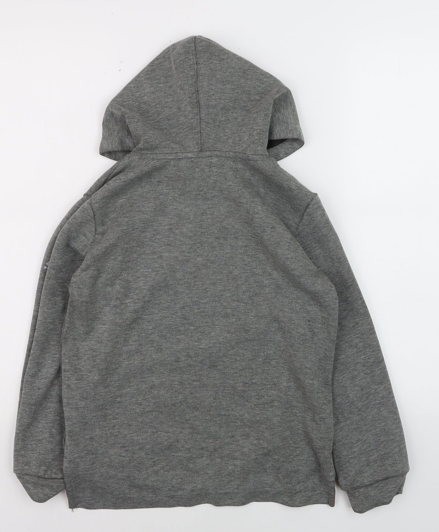 Puma Boys Grey Hoodie 9-10 Years Pullover Hooded Sweatshirt