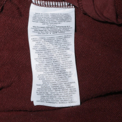 Nike Men Brown Jogger Sweatpants M Regular Fleece Tapered Fit