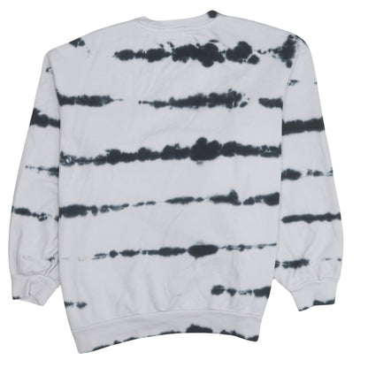 Levi's Women's Black & White Tie-Dye Pullover Sweatshirt Medium