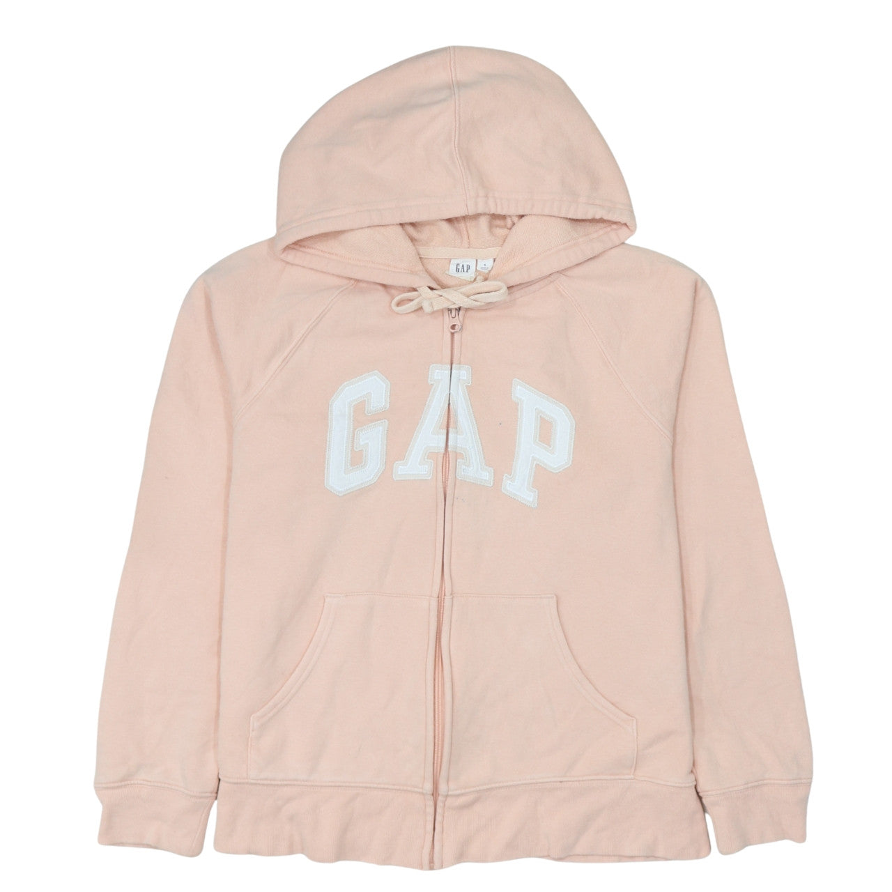 GAP Women Pink Full Zip Hoodie Small Cotton Blend Casual