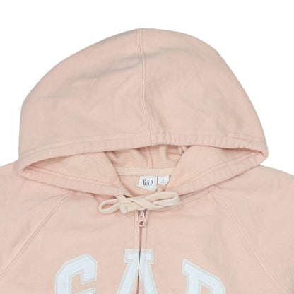 GAP Women Pink Full Zip Hoodie Small Cotton Blend Casual