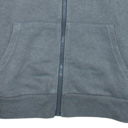 Under Armour Boys Grey Full Zip Hoodie Size 158 (13 Years) Cotton Blend
