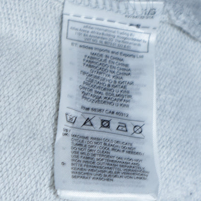 Adidas Women Grey Small Pullover Hoodie Sweatshirt Logo Lightweight