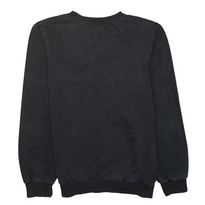 Adidas Men's Black Graphic Trefoil Logo Pullover Sweatshirt Size M