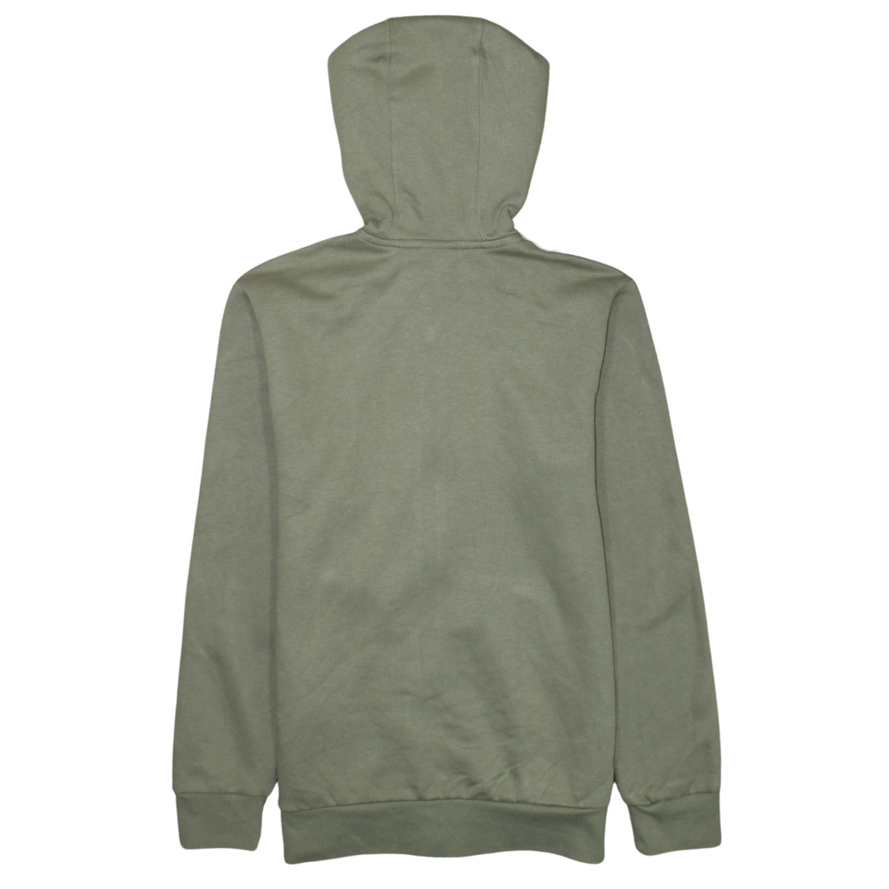 Adidas Boys Green Full Zip Hoodie 13-14 Years Regular Fit Sportswear