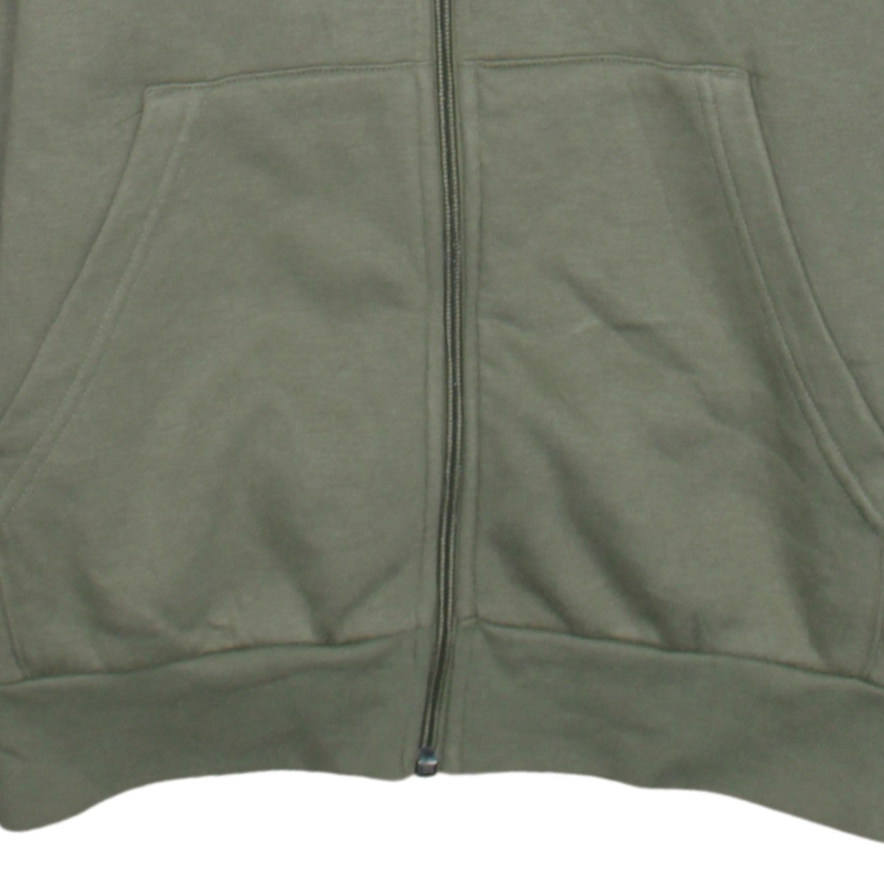 Adidas Boys Green Full Zip Hoodie 13-14 Years Regular Fit Sportswear
