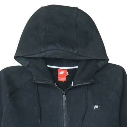 Nike Men's Black Full Zip Hoodie Jacket Size L Regular Fleece