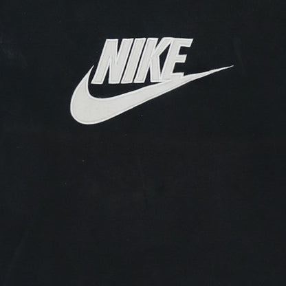 Nike Men's Black Pullover Hoodie L Fleece Sportswear Logo