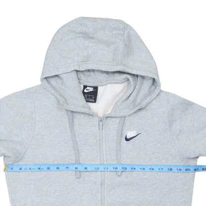 Nike Men's Grey Full Zip Hoodie Size Small Regular Fit