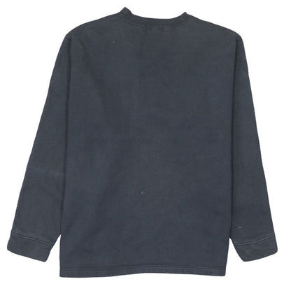 Timberland Boys Black Striped Crew Neck Fleece Pullover Sweatshirt 16 Years
