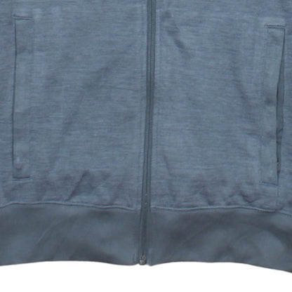 Nike Mens Grey Dri-Fit Track Jacket Size L Full Zip Athletic Outerwear
