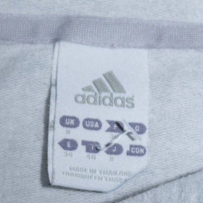 Adidas Women’s Light Grey Hooded Pullover Hoodie Size S