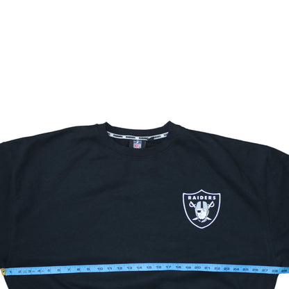 Primark NFL Raiders Black Cotton Crew Neck Sweatshirt Women’s XL