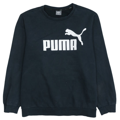 Puma Men's Black XL Crew Neck Pullover Sweatshirt