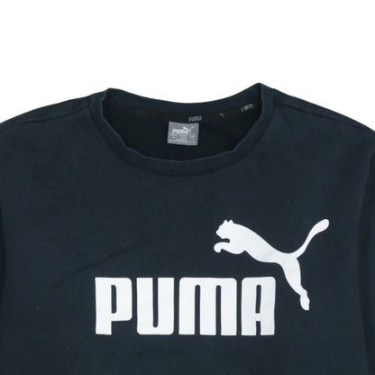 Puma Men's Black XL Crew Neck Pullover Sweatshirt