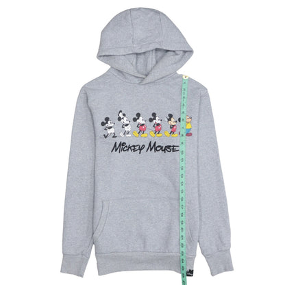 Disney Pull & Bear Women Grey Mickey Mouse Pullover Hoodie Size S