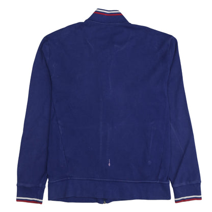 Ralph Lauren Men's Blue Cotton Track Jacket Size L Full Zip