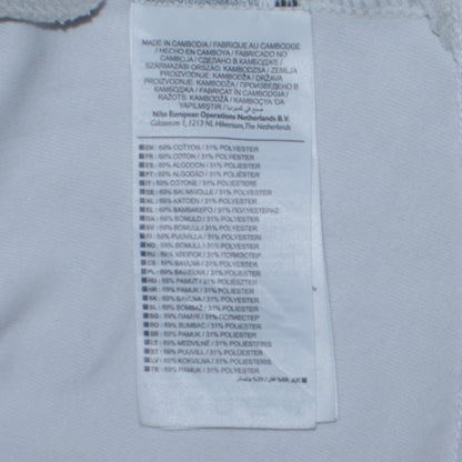 Nike Men's White Full Zip Hoodie S Regular Fit Sportswear