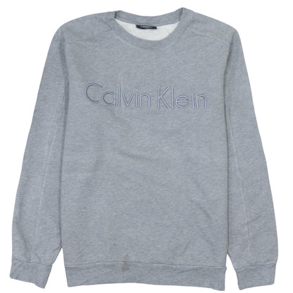 Calvin Klein Men's Grey Medium Pullover Sweatshirt