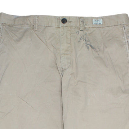 Tommy Hilfiger Men's Beige Chino Trousers Size 36x34 Regular Fit