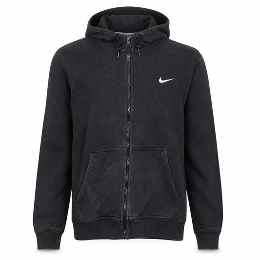 Nike Men's Black Full Zip Hoodie Size M Sports Fleece Sweatshirt