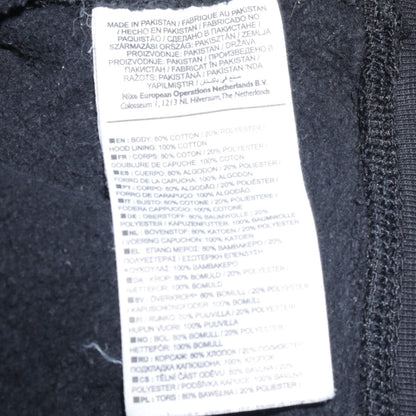 Nike Men's Black Full Zip Hoodie Size M Sports Fleece Sweatshirt