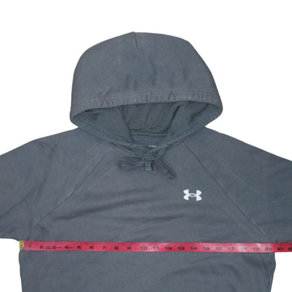 Under Armour Men's Grey Pullover Hoodie Small Loose Fit Sportswear