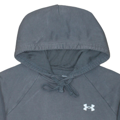 Under Armour Men's Grey Pullover Hoodie Small Loose Fit Sportswear