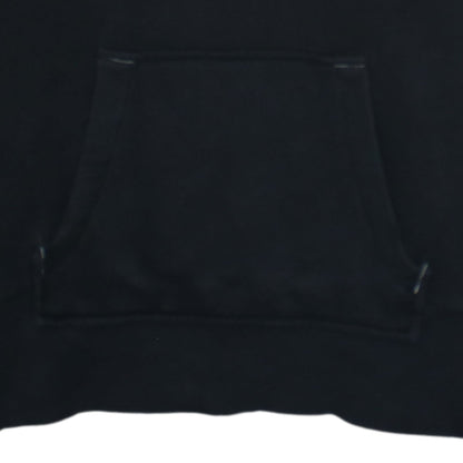 Puma Boys Black Pullover Hoodie 16 Years Logo Graphic Cotton Sweatshirt