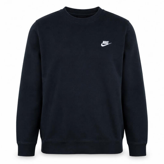 Nike Men's Black L Pullover Crew Neck Fleece Sweatshirt