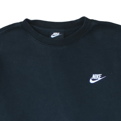 Nike Men's Black L Pullover Crew Neck Fleece Sweatshirt