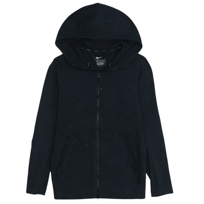 Nike Men's Black Full Zip Hoodie XS - Lightweight Sportswear